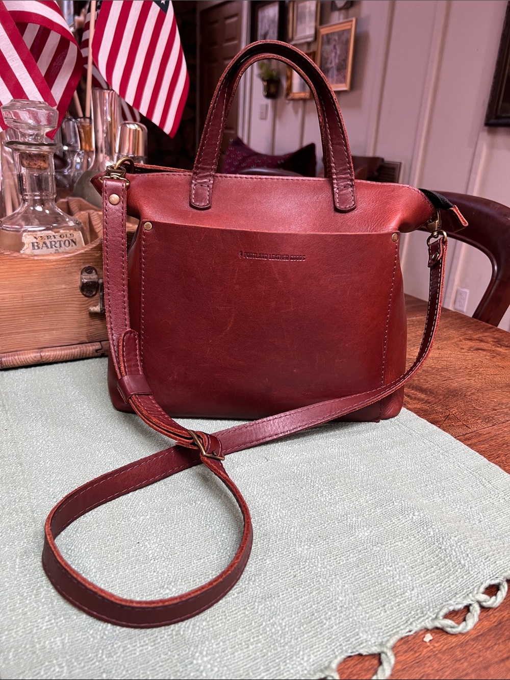 Portland Leather Goods Almost Perfect Crossbody Tote